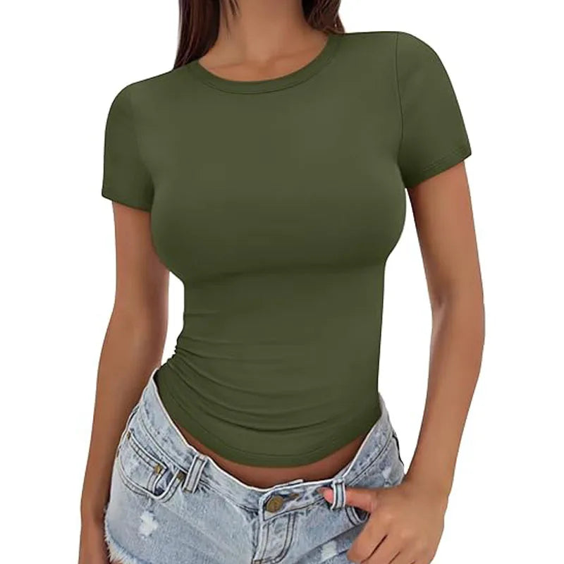 Street-Wave Sandra Fitted T-Shirt Unisex Breathable Stretch Cotton Blend