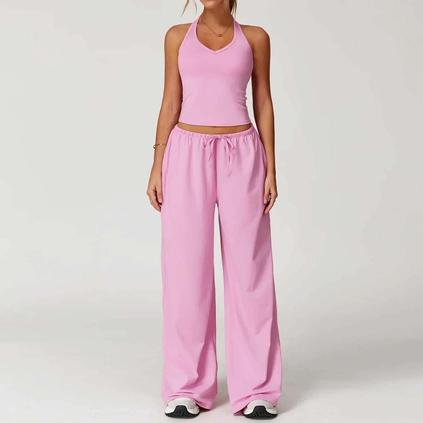 Street Wave Eleanor Women’s Winter Wide Leg Pants Cozy Relaxed Fit