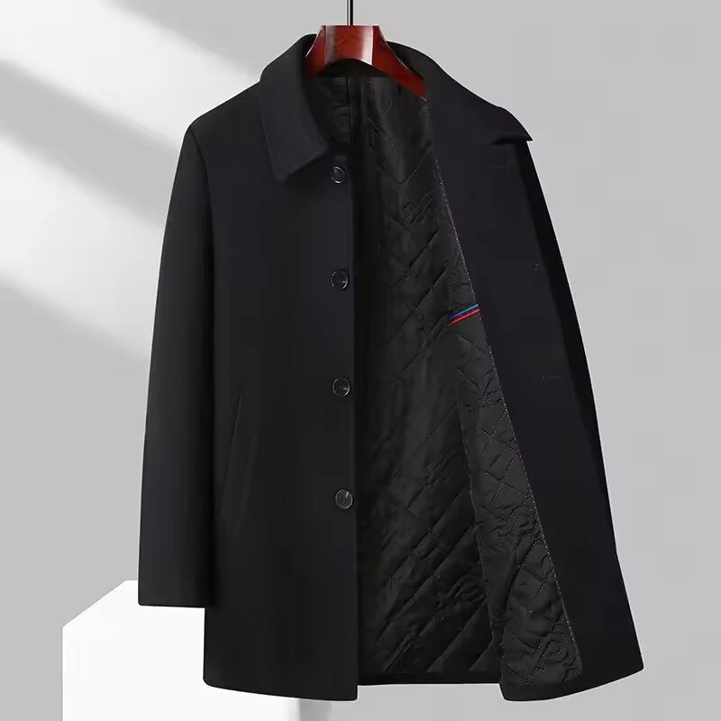Street-wave Men Softshell Coat Warmth Quilted Lining For Winter Weather And Stylish Comfort