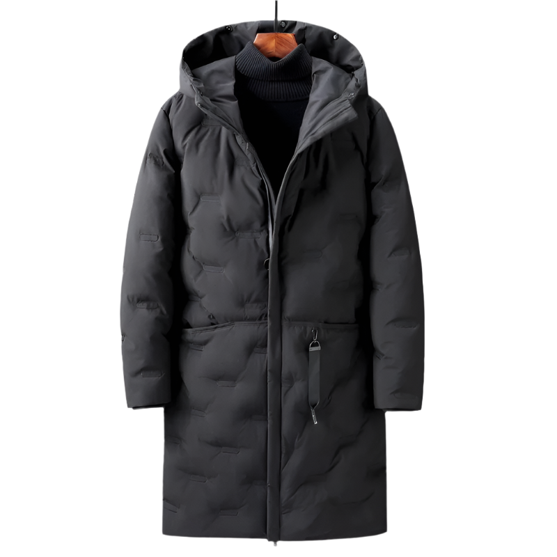 Street-wave Insulated Men's Winter Parka With Hood For Urban Dwellers Ultimate Warmth
