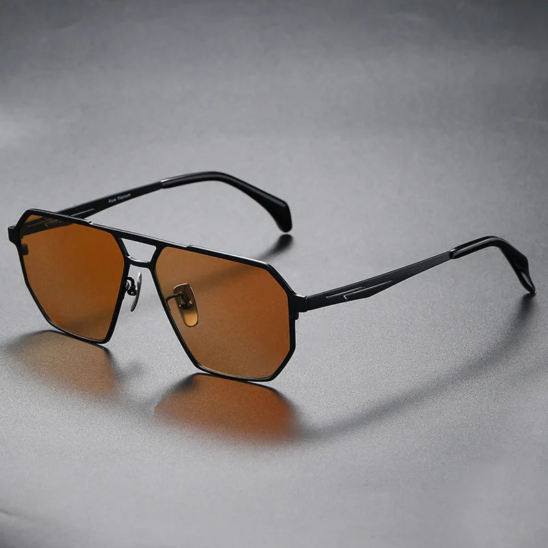 Street-Wave Cyber Era Titanium Sunglasses With Polarized Lenses Ultra Lightweight Unbreakable Frames