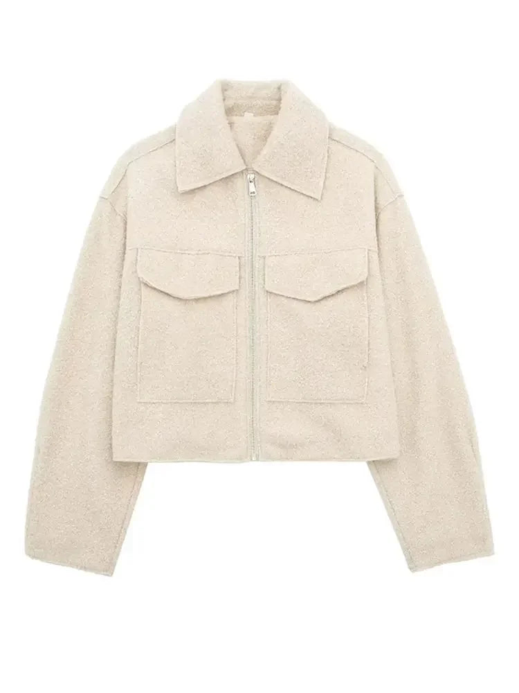 Streetwave Cropped Bomber Jacket For Women With Bold Design And Durable Fabric And All Day Comfort