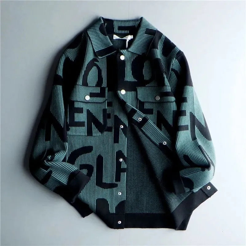 Street-wave Vintage Inspired Knit Cardigan For Retro Chic Comfort And Warmth In All Seasons