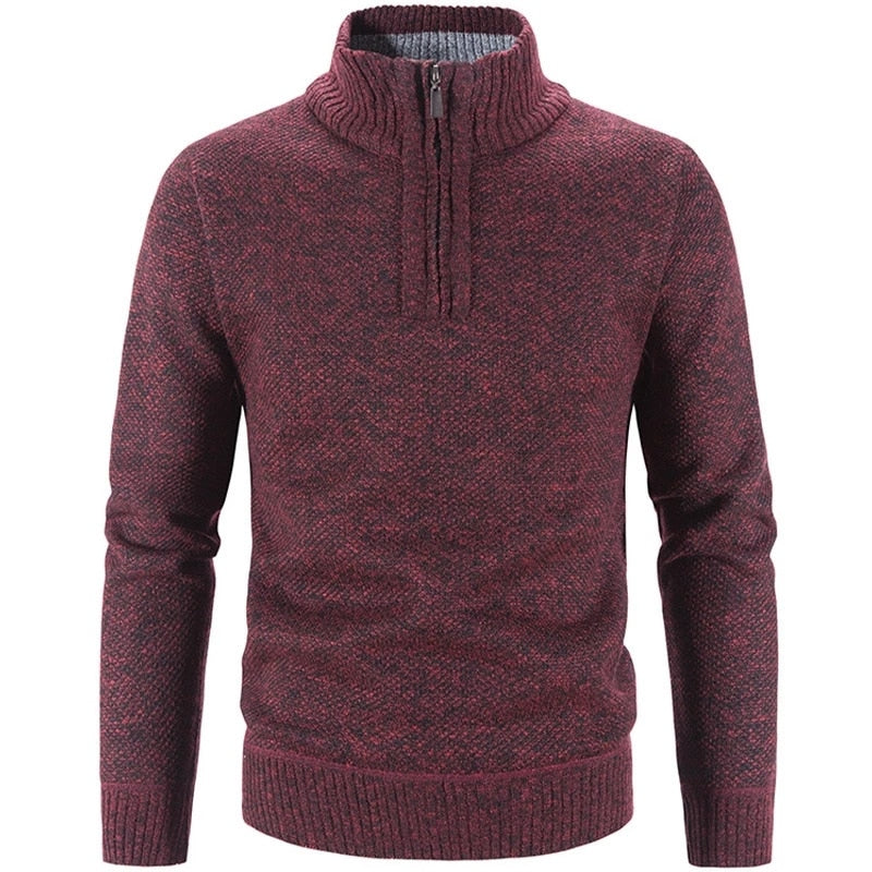 Street-Wave Men's Vest Warm Knit Half Zip for Modern Stylish Looks All Day Comfort