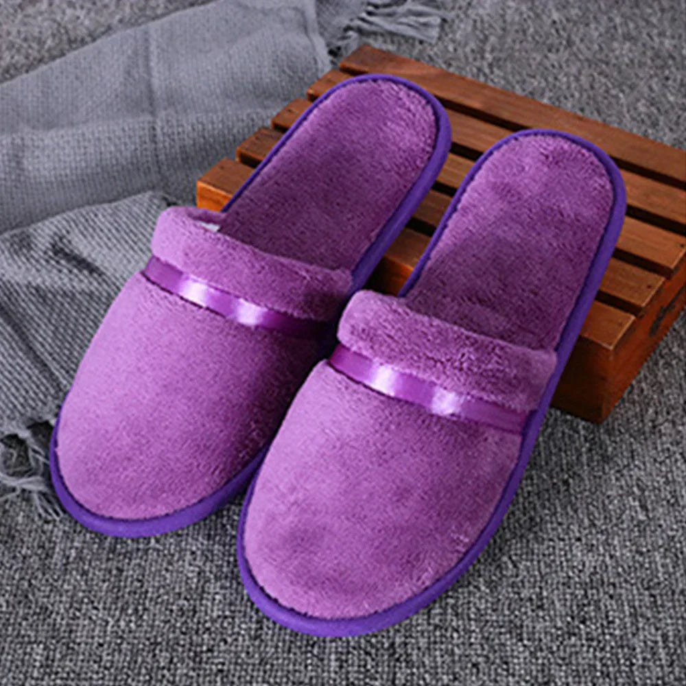 Lyrenna Plush Slippers By Street-Wave Warm Fleece-Lined Indoor Shoes For Men And Women Cozy Winter Comfort