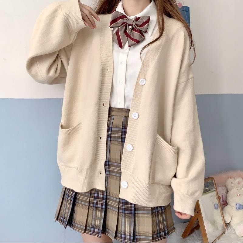 Street-Wave Women's Cozy Cardigan Vest With Pockets Button Front Oversized Knit For Everyday Style