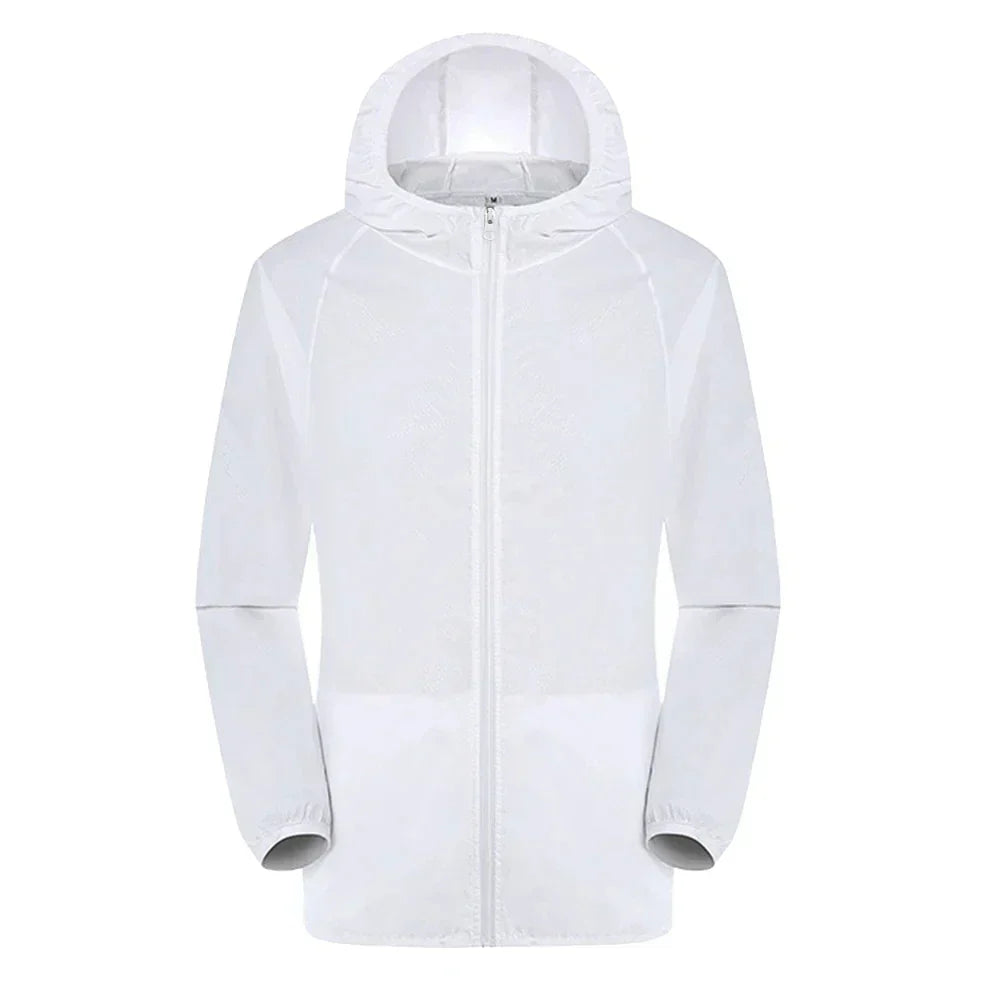 Street-Wave Mens Waterproof Trench Coat Hooded Zipper Front All Weather