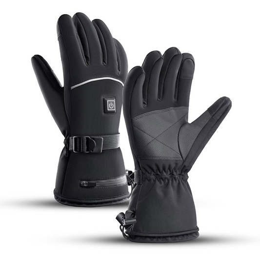 Heated Motorcycle Gloves, Waterproof Rechargeable Winter Thermal Riding Gloves - Street-Wave