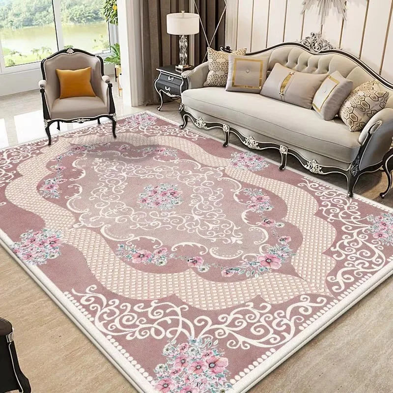 European Style Luxury Living Room Rug Eprolo Non-Slip