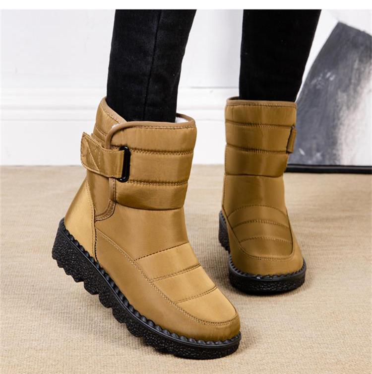 Street-Wave Waterproof Winter Boots For Women With Non Slip Outsole Cushioned Comfort