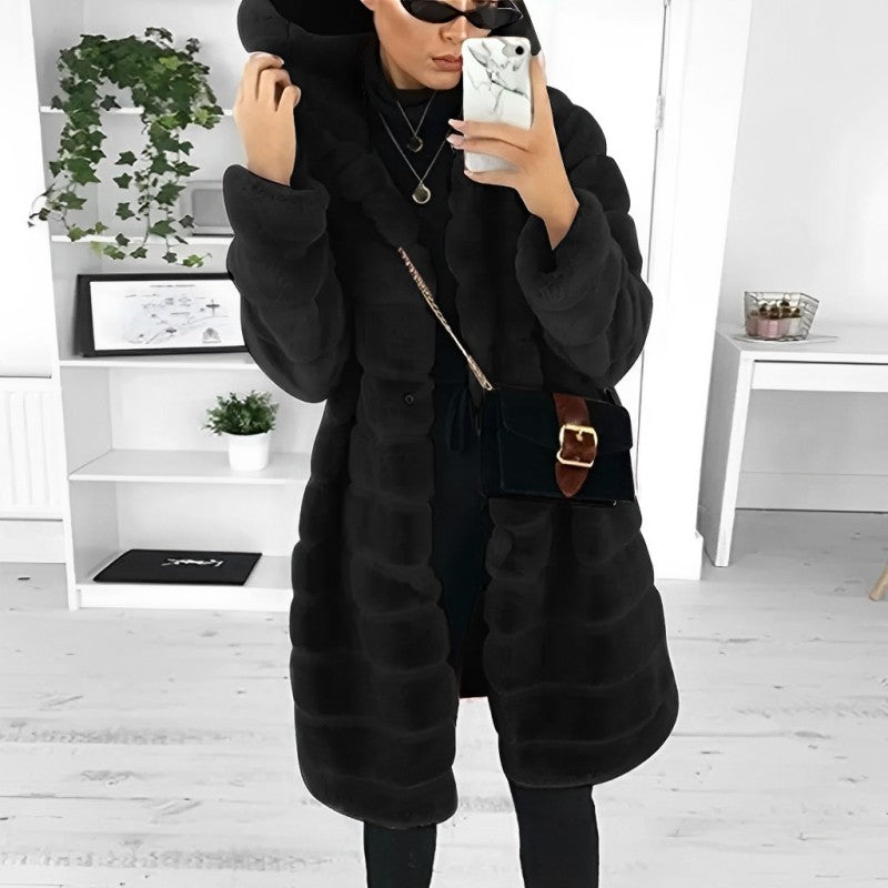 Street-Wave Womens Faux Fur Coat Annabelle Ultra Warm Luxury Winter Outerwear For Women