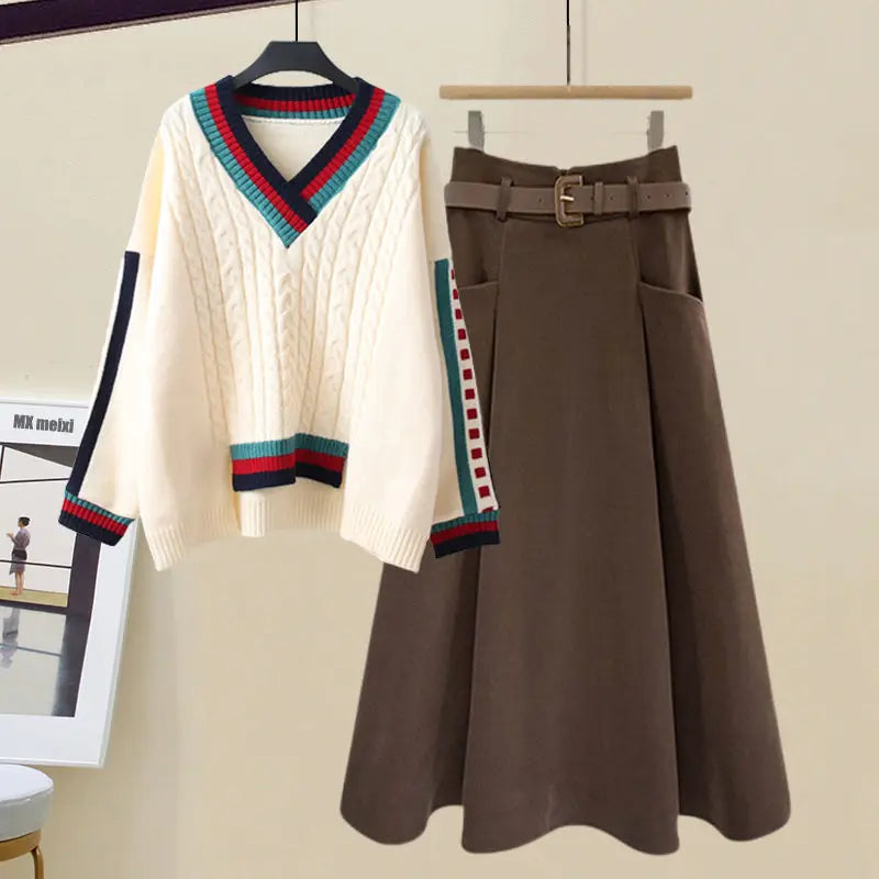 Street Wave Womens Belted Midi Skirt Elegant A Line Design For Timeless Comfort Wardrobe Essential