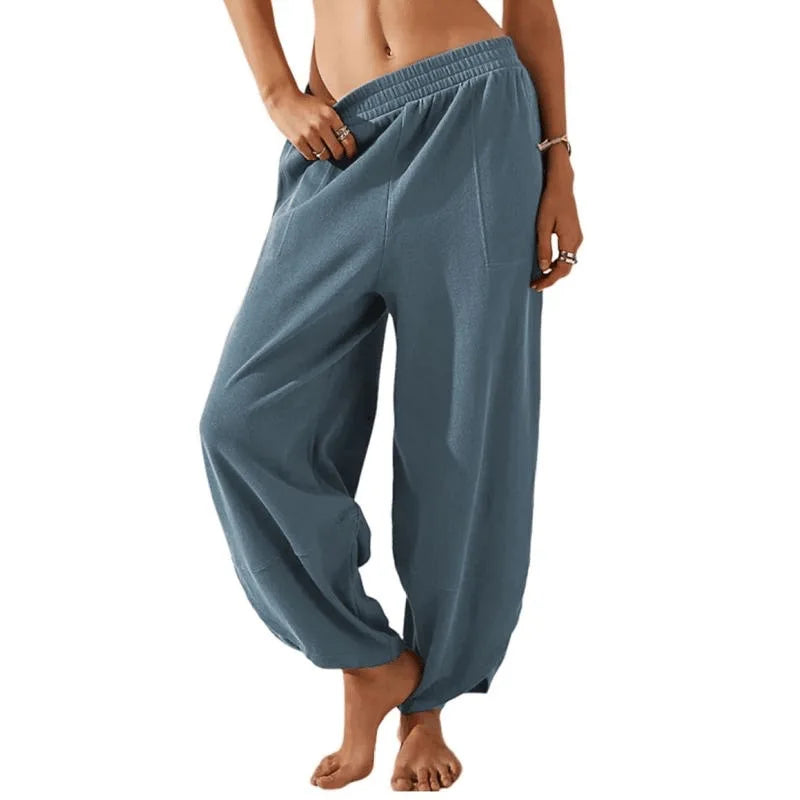 Street Wave Sophia Wide Leg Trousers Lightweight Breathable Unisex Comfort