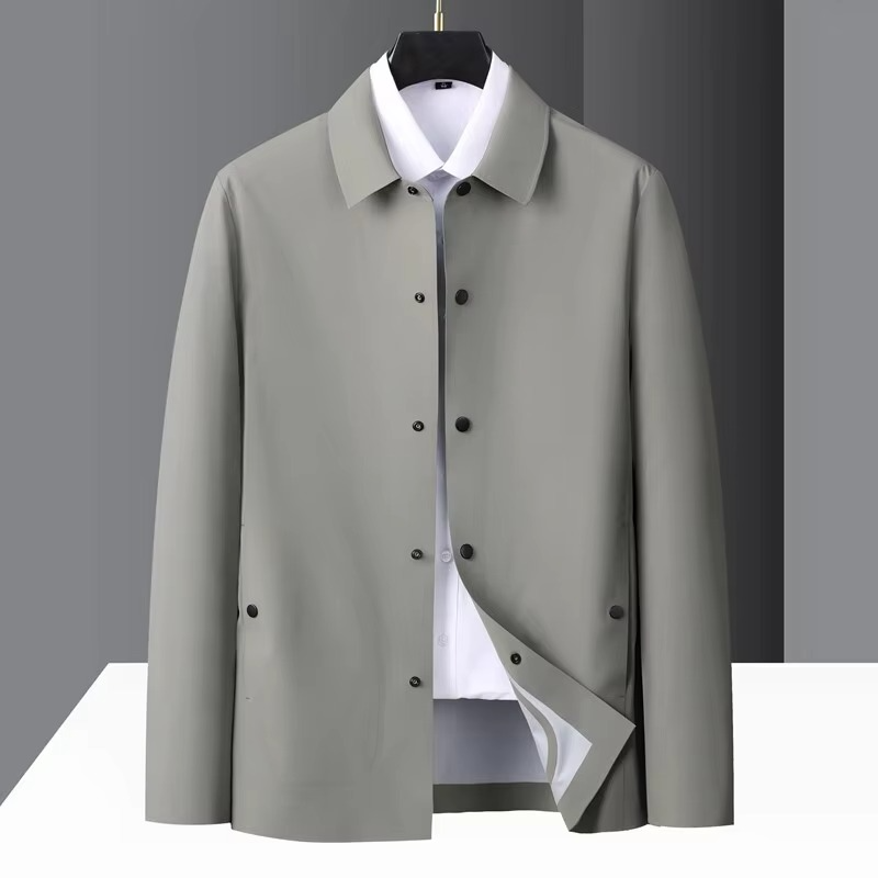 Street-Wave Men's Seamless Business Casual Jacket For Spring And Summer Lightweight Structured Fit With All Day Comfort