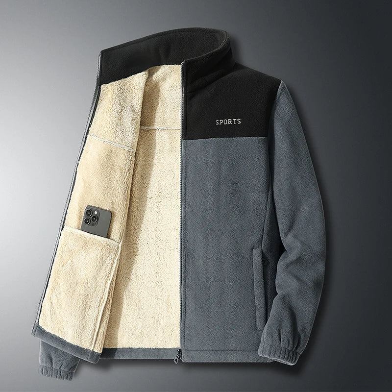 Street-wave Soft Fleece Jacket With Pockets Warm Comfort For Active Outdoor Enthusiasts