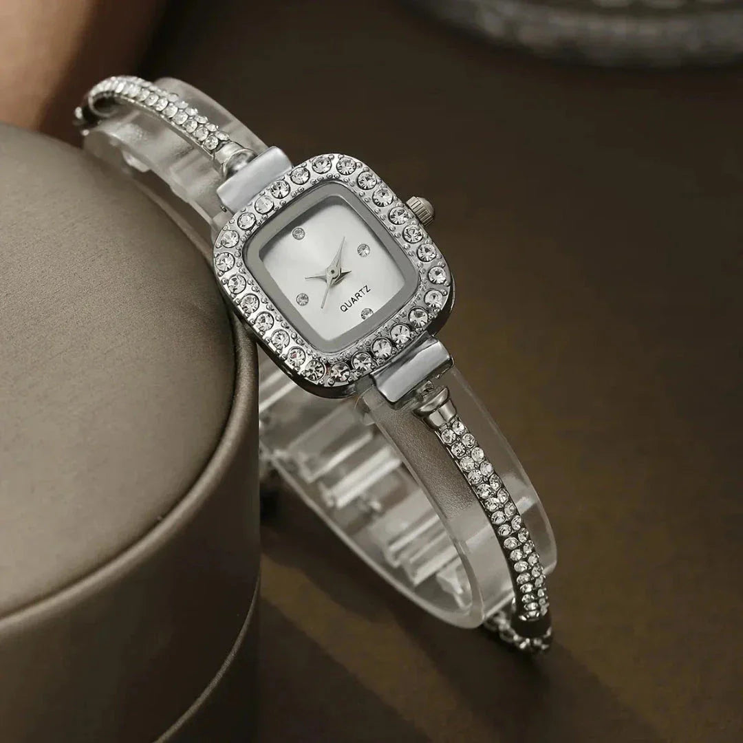 Waylynn Crystal Bracelet Watch For Women With Luxurious Crystal Accents