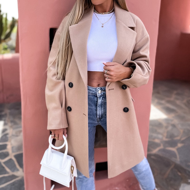 Street-Wave Cotton Jacket For Women Versatile Everyday Layer With Soft Comfort Modern Coat