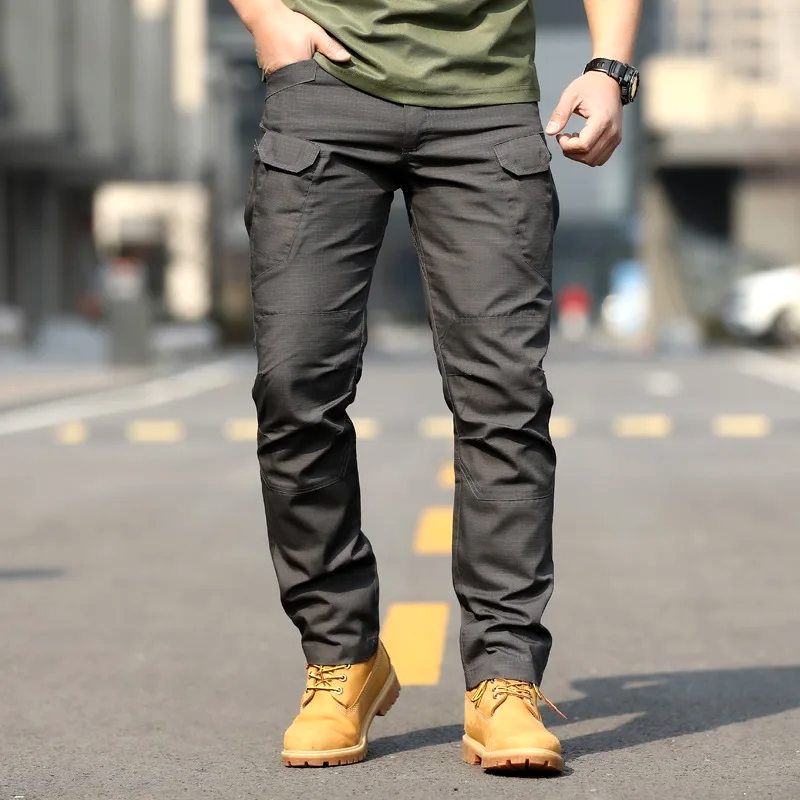Street-Wave Men's Tactical Cargo Pants Rugged All-Terrain Comfort for Outdoor Adventurers