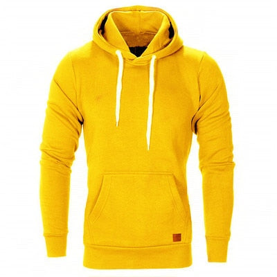 Street Wave Men Casual Hoodie With Kangaroo Pocket In 7 Colors For Everyday Comfort And Urban Style