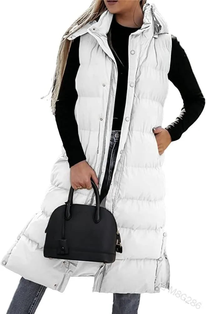 Street Wave Kathleen Puffer Jacket Hooded Unisex Long Coat