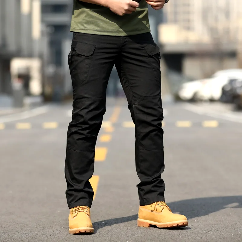 Street-Wave Men's Tactical Cargo Pants Rugged All-Terrain Comfort for Outdoor Adventurers