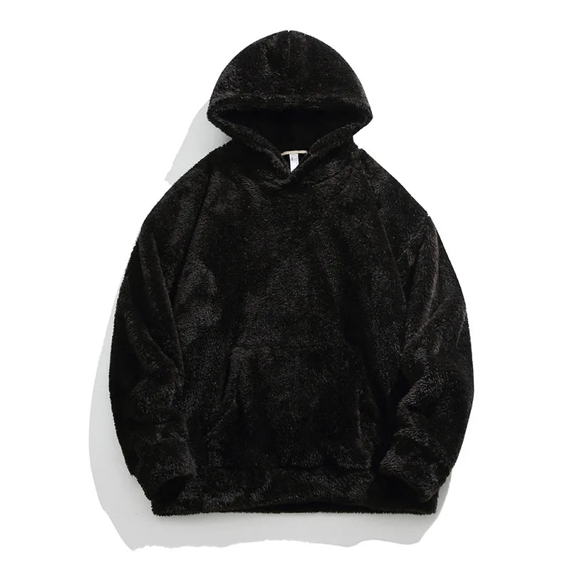 Street-Wave Calder Mens Oversized Fleece Hoodie Soft Interior Relaxed Fit Drawstring Hood