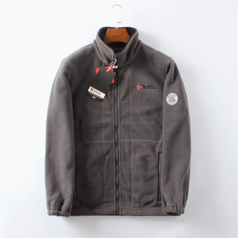 Street-Wave Men Fleece Jacket Winter Warmth And Nordic Outdoor Style For Adventurers