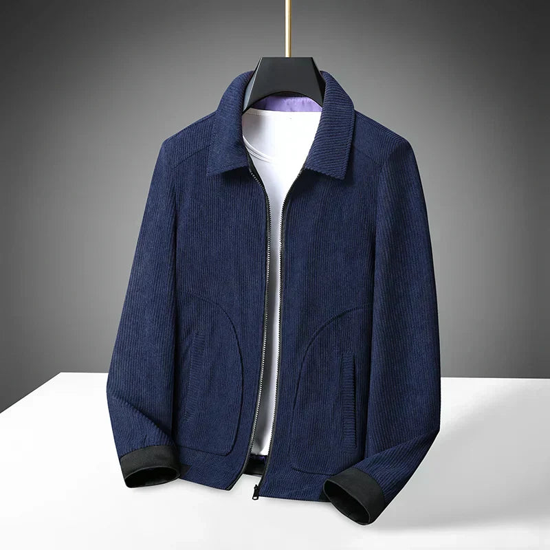 Streetwave Corduroy Zip Jacket For Men Premium Warmth And Versatile Urban Style By Emeric