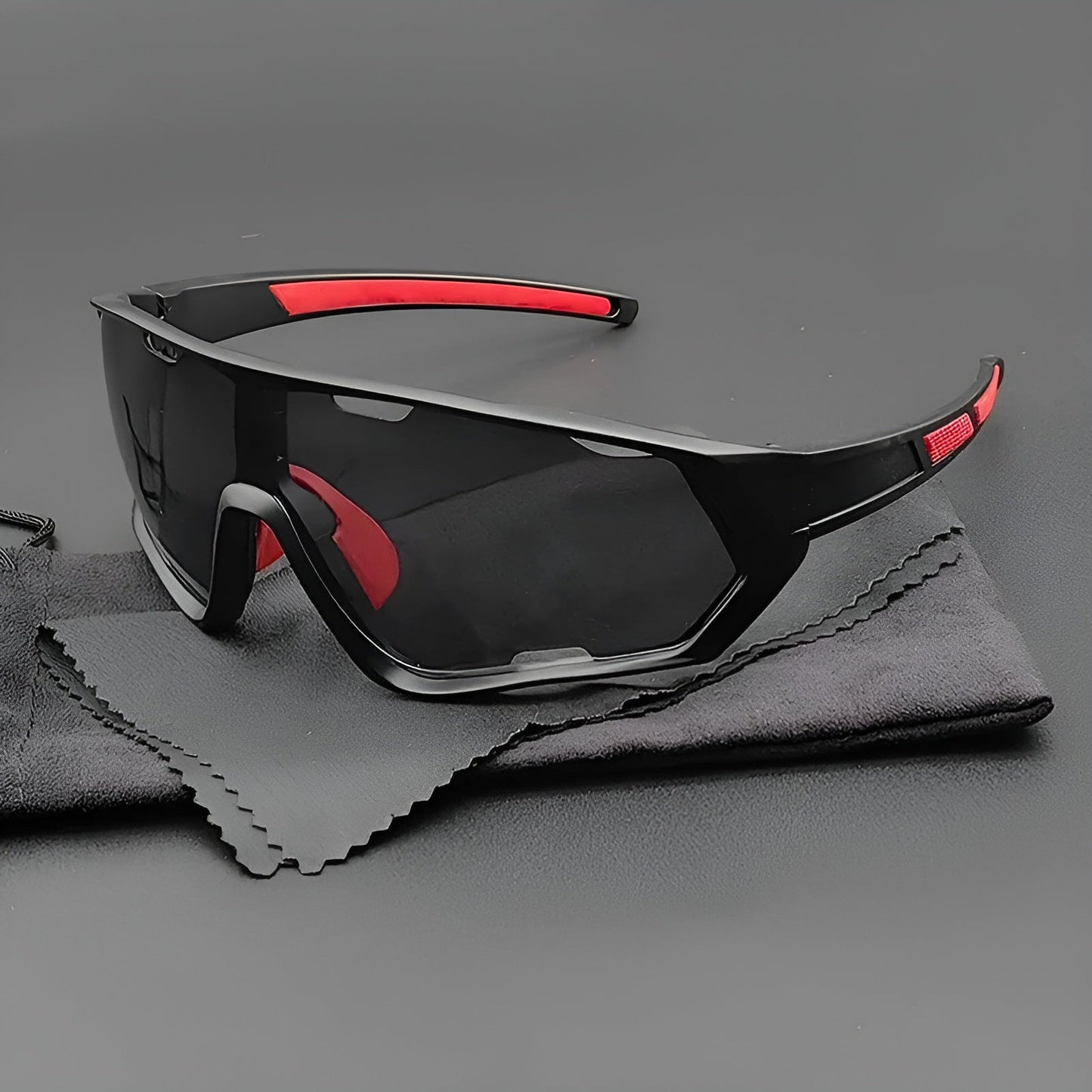Street-Wave Peak View Sunglasses - Durable Polycarbonate Lenses For Outdoor Enthusiasts With Non-Slip Nose Pad