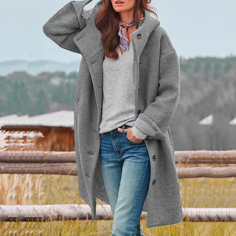 Street-Wave Warm Coat For Women Elegant Durable Winter Outerwear With Cozy Comfort