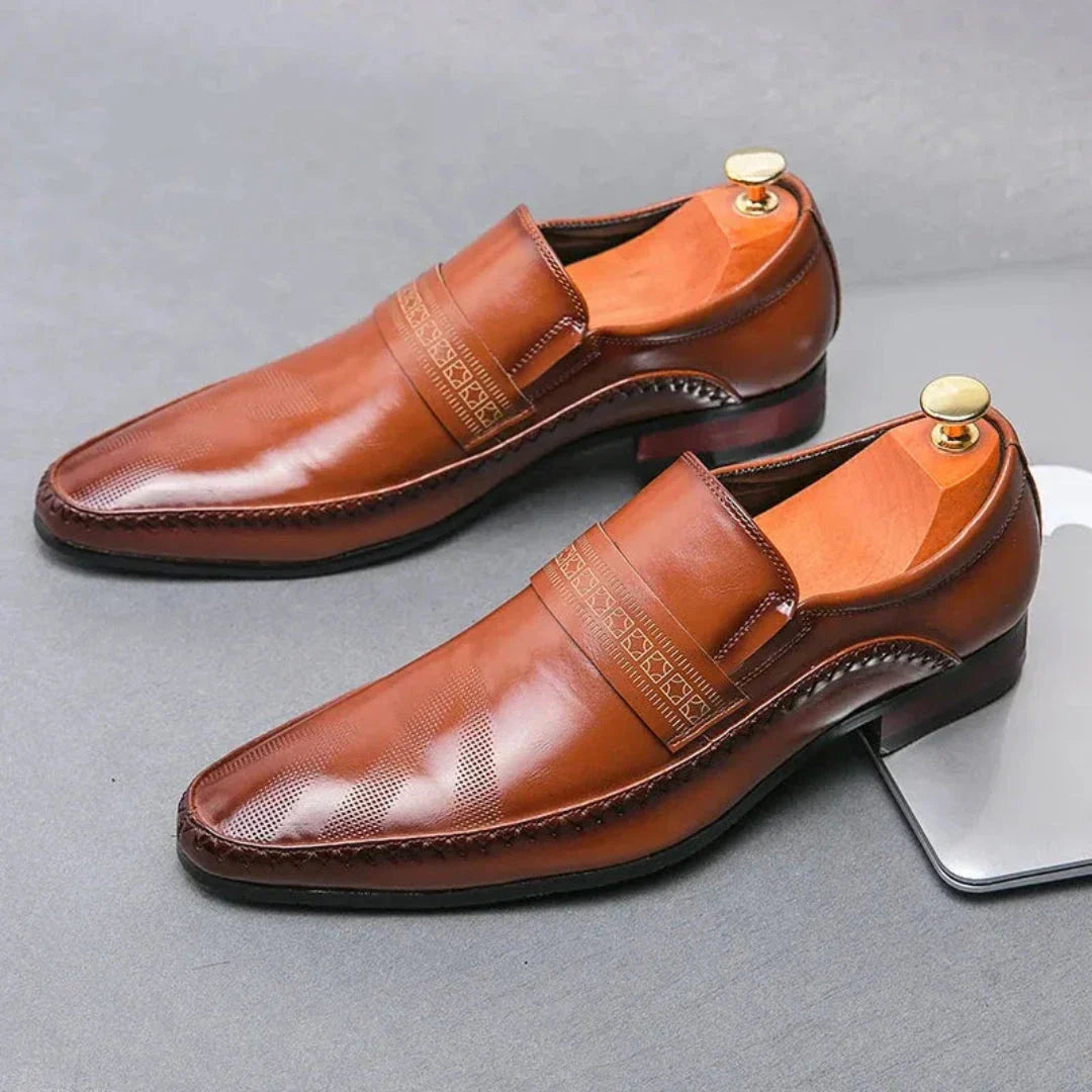 Waylynn SlipOn Leather Dress Shoes Professionals Polished