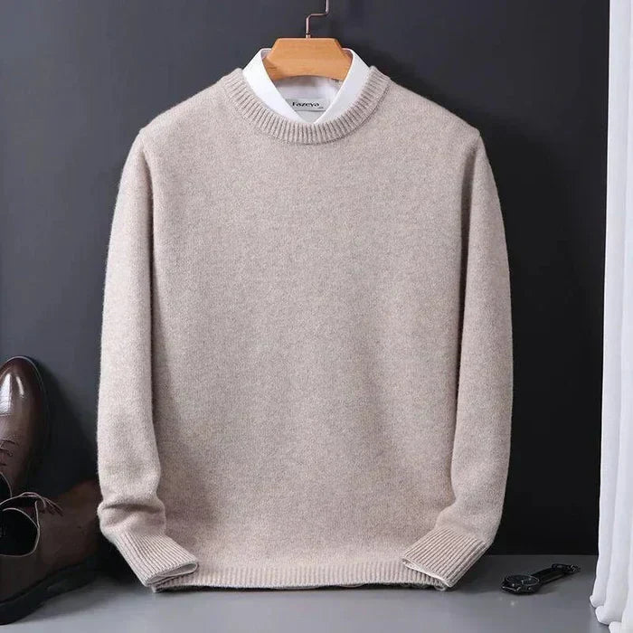 Street Wave Cashmere Sweater For Men Ultra Soft Comfort Luxurious Versatile Knitwear