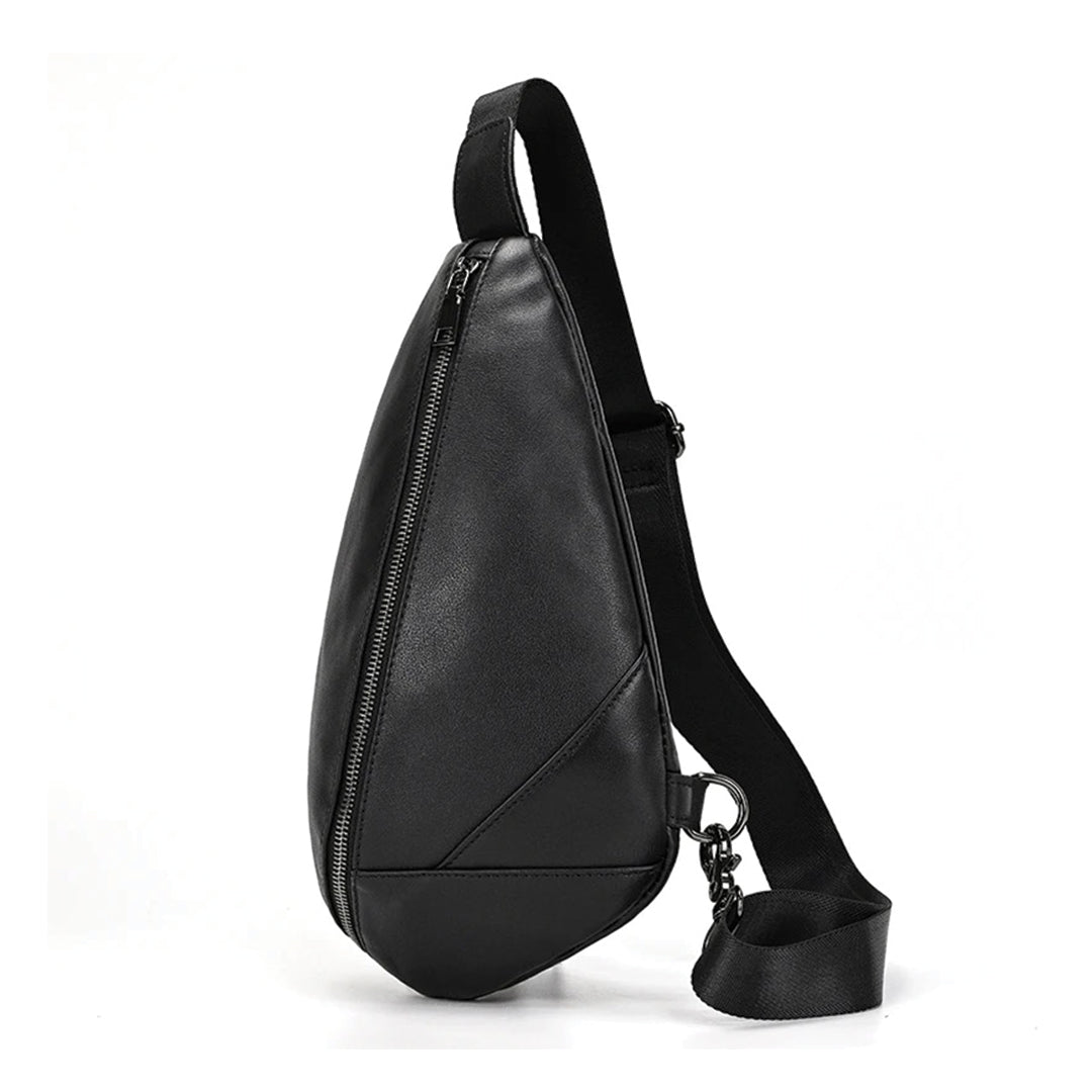Leather Sling Chest Bag - Street-Wave