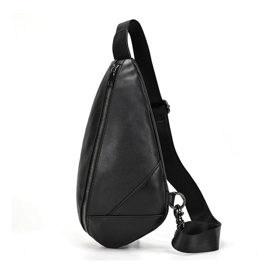 Leather Sling Chest Bag - Street-Wave