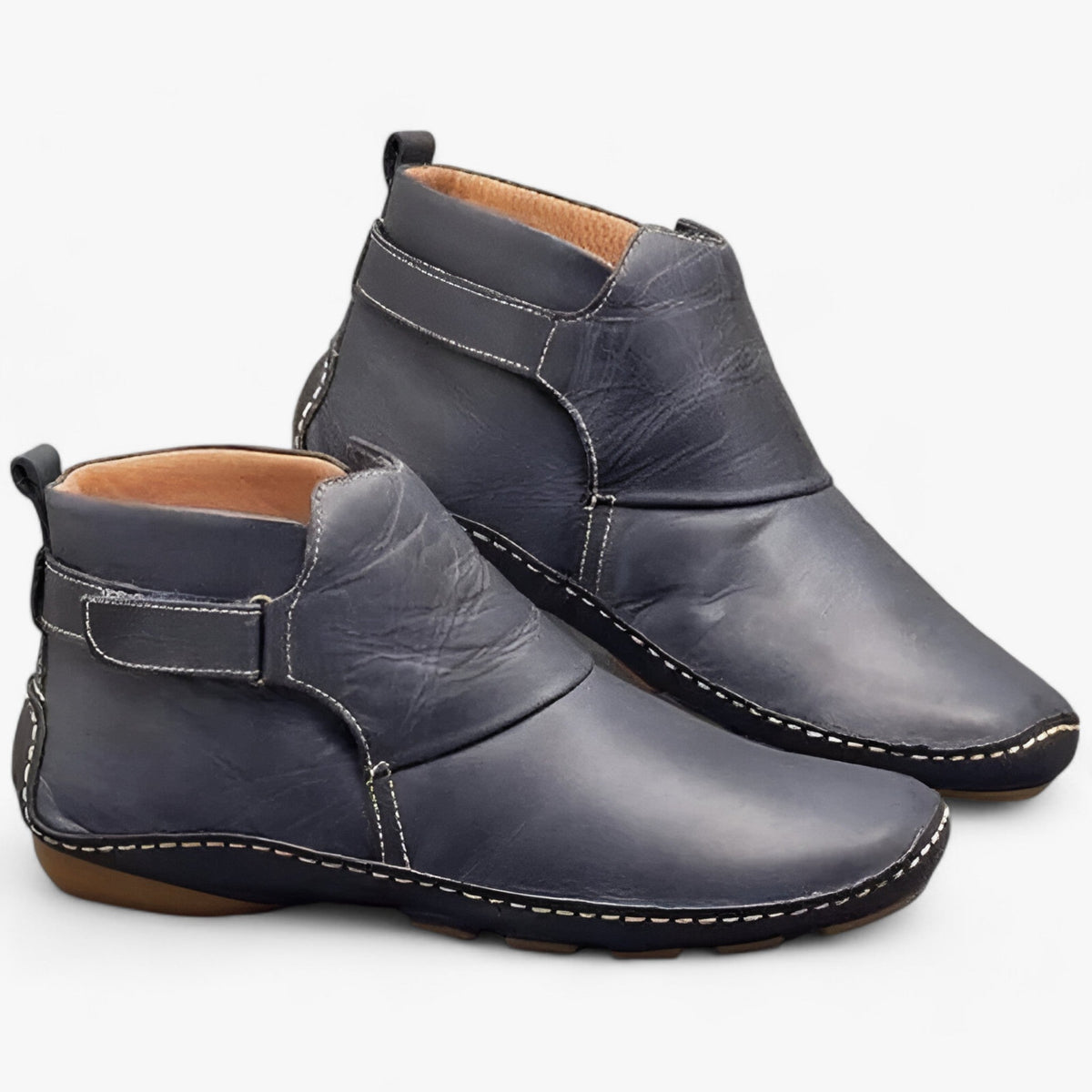 Street Wave Slip On Ankle Boots For Women Effortless Comfort Waterproof Upper