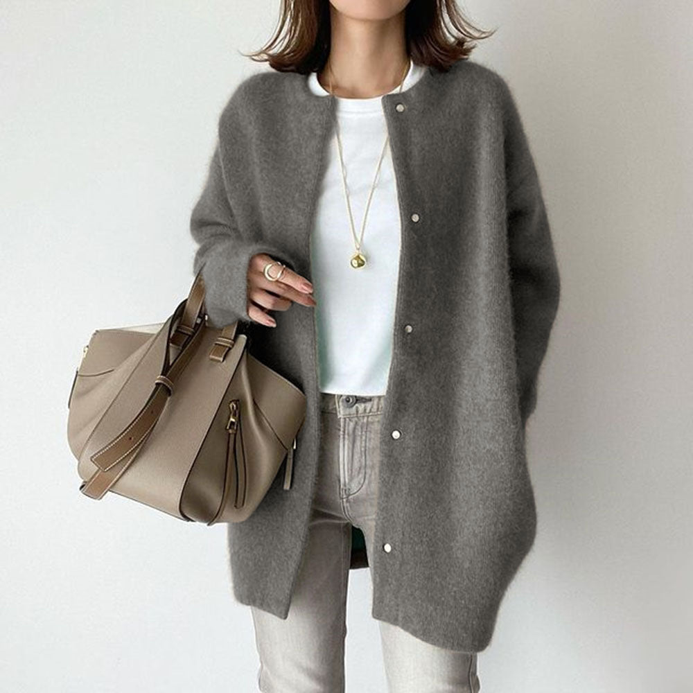 Elise Wool Cardigan Street Wave Unisex Cozy Comfort