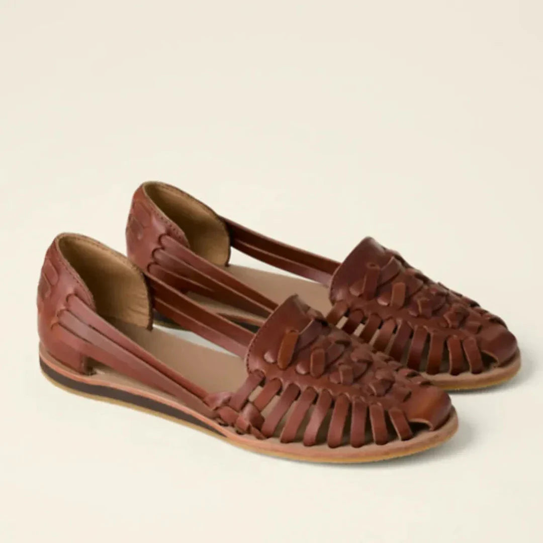 Solara Closed Toe Woven Flats Waylynn Women Breathable