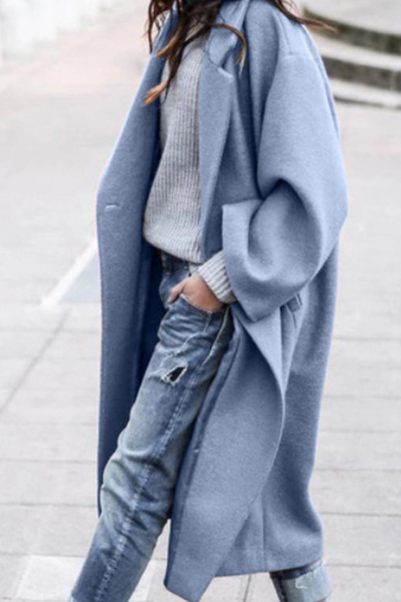 Street-Wave Cozy Wool Coat For Women, Playful Style With Elegant Comfort And Warmth