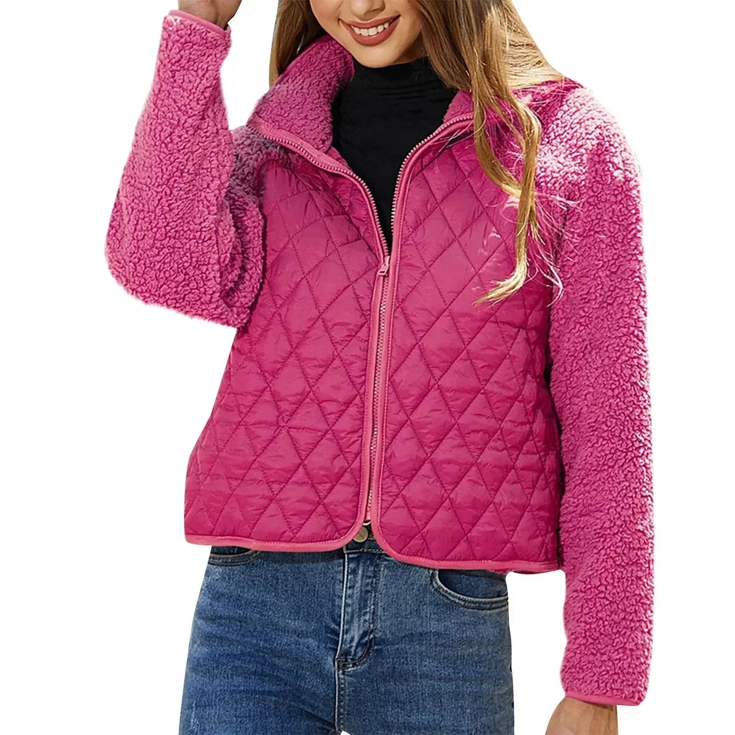 Street-Wave Quilted Insulated Jacket For Women, Warm Cozy Comfort, Stylish Winter Coat