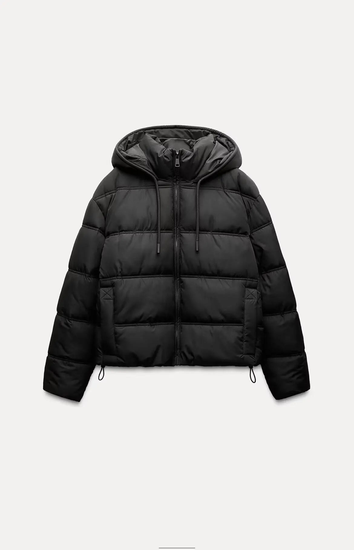 Street Wave Women's Lightweight Quilted Puffer Jacket With Hood For Warm Everyday Style