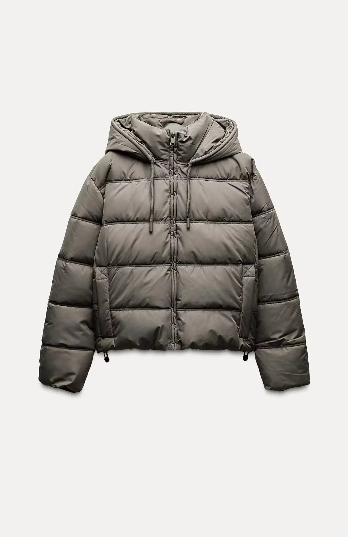 Street Wave Women's Lightweight Quilted Puffer Jacket With Hood For Warm Everyday Style