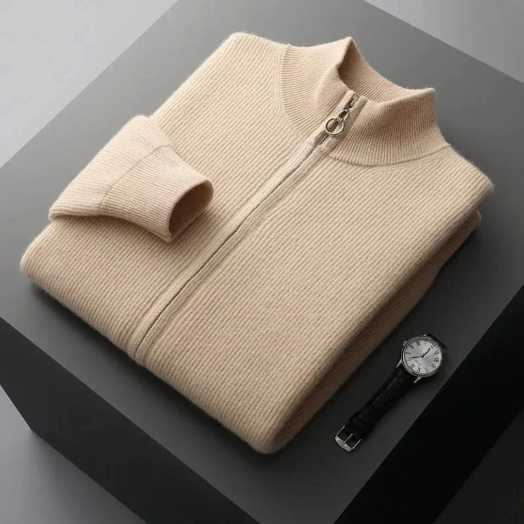 Waylynn Merino Full Zip Sweater Unisex Lightweight