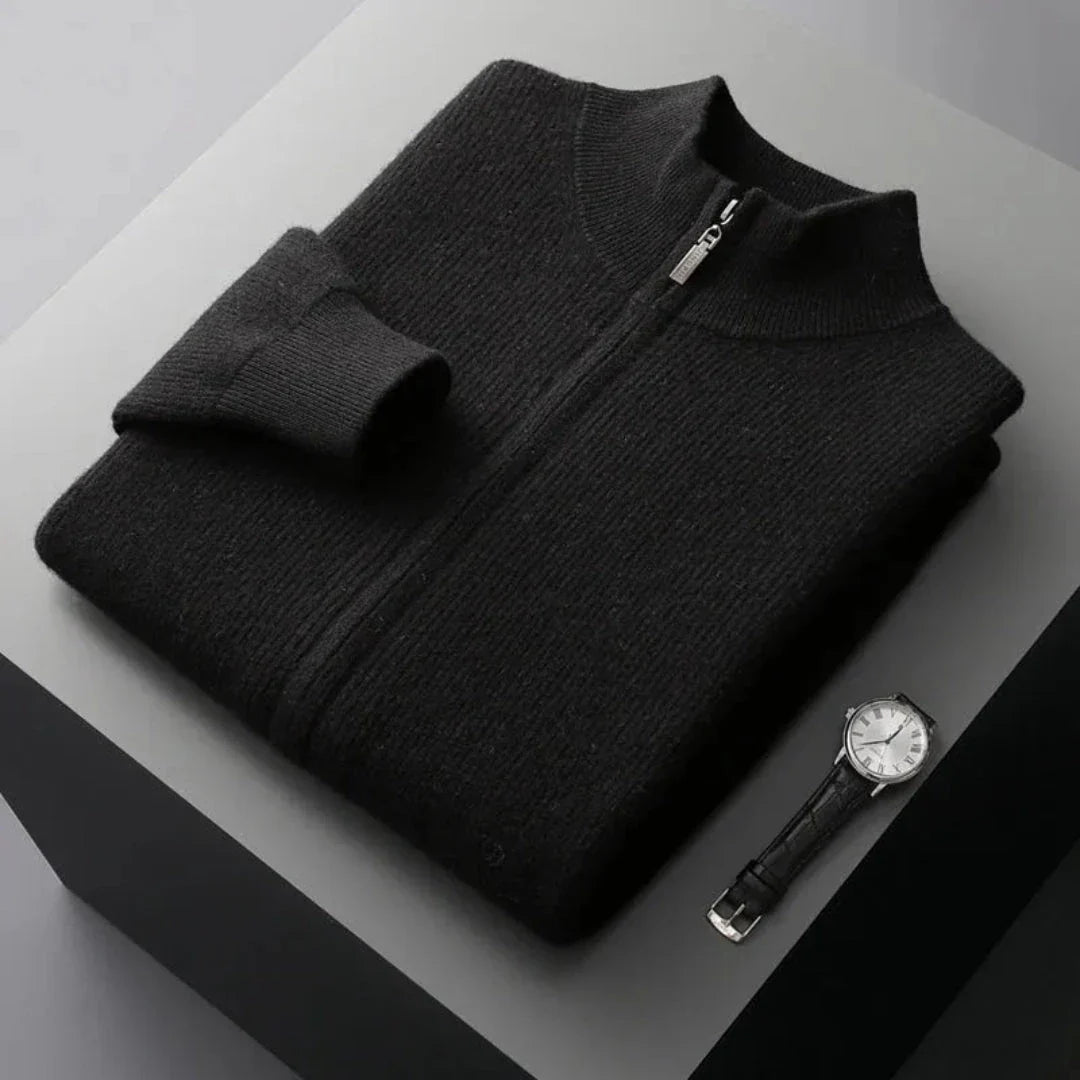 Waylynn Merino Full Zip Sweater Unisex Lightweight