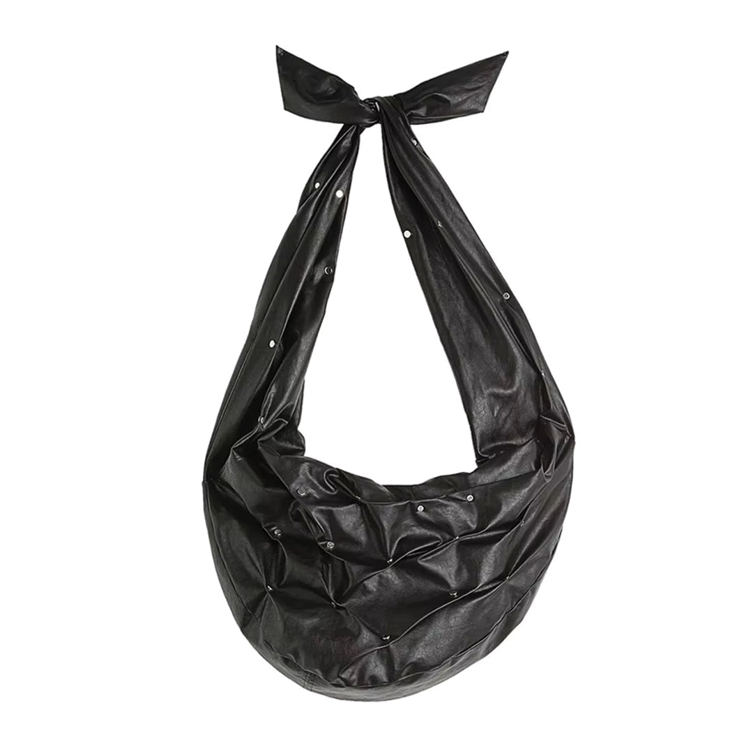 Steel Studded Shoulder Bag - Street-Wave