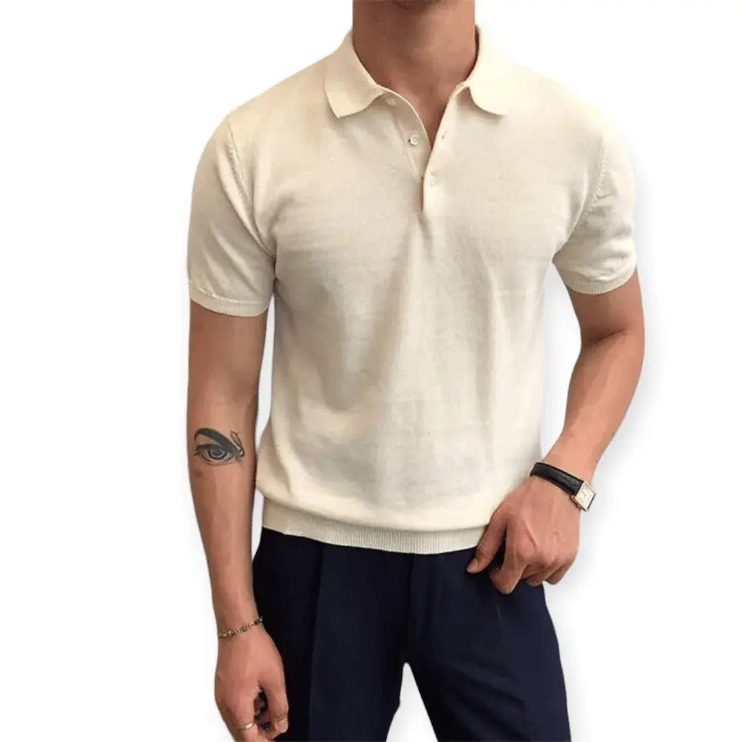 Stepháne Parker Comfort Polo Shirt For Men By Street-Wave Soft Cotton Blend With Classic Collar Casual Everyday Wear