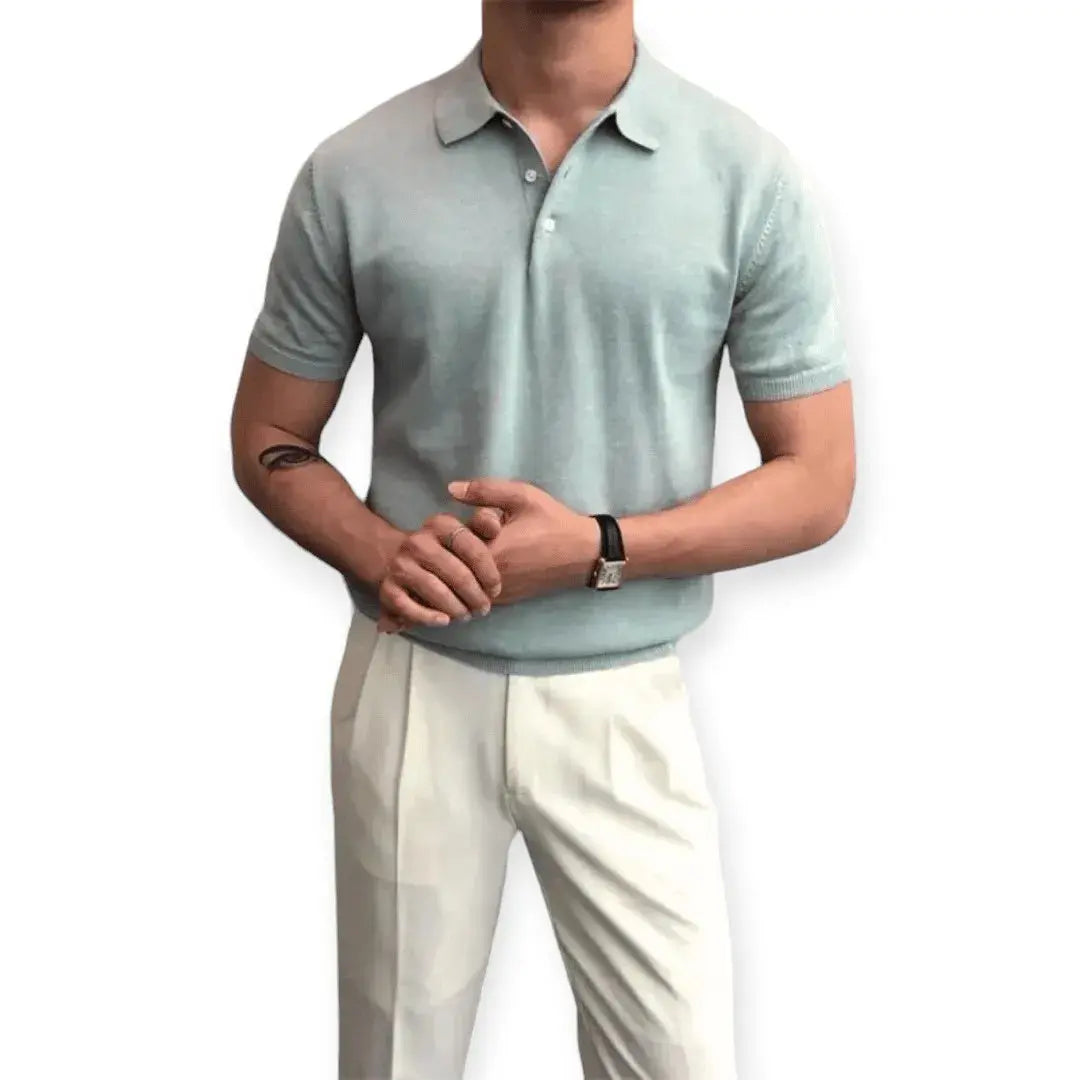 Stepháne Parker Comfort Polo Shirt For Men By Street-Wave Soft Cotton Blend With Classic Collar Casual Everyday Wear