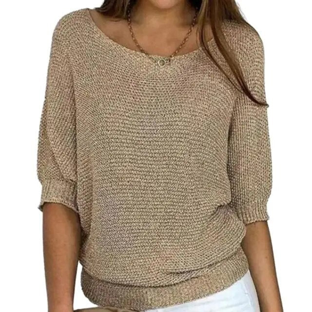 Street-Wave Zoe Knit Sweater Unisex Relaxed Fit Lightweight