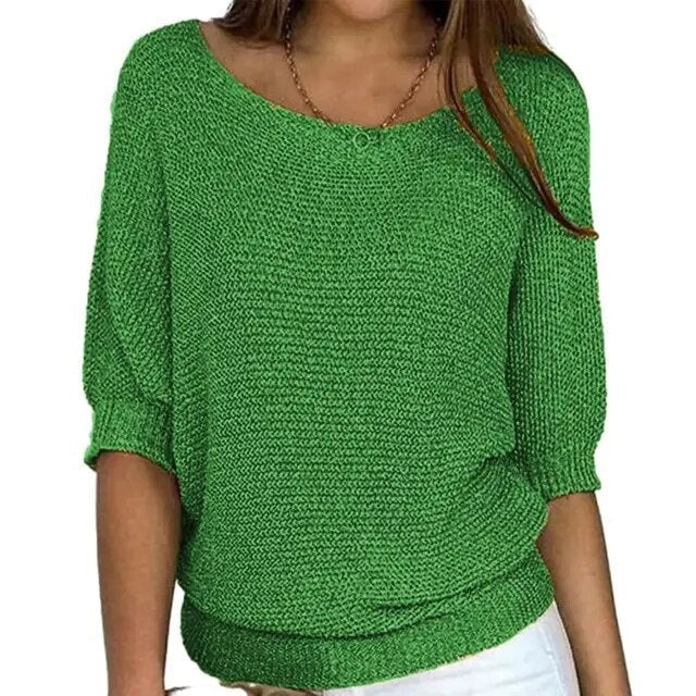 Street-Wave Zoe Knit Sweater Unisex Relaxed Fit Lightweight