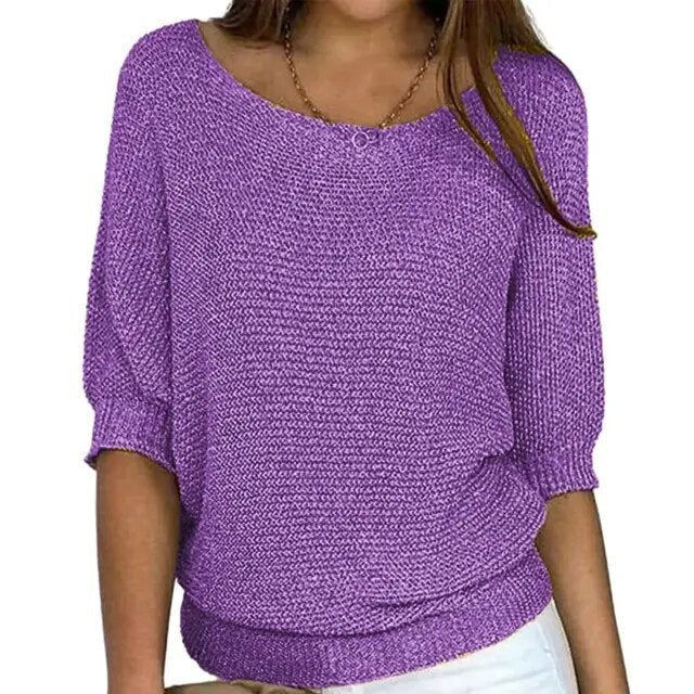Street-Wave Zoe Knit Sweater Unisex Relaxed Fit Lightweight