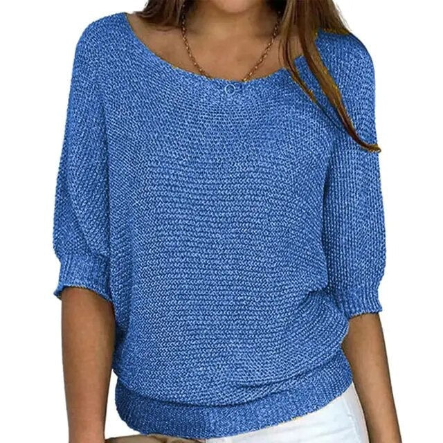Street-Wave Zoe Knit Sweater Unisex Relaxed Fit Lightweight